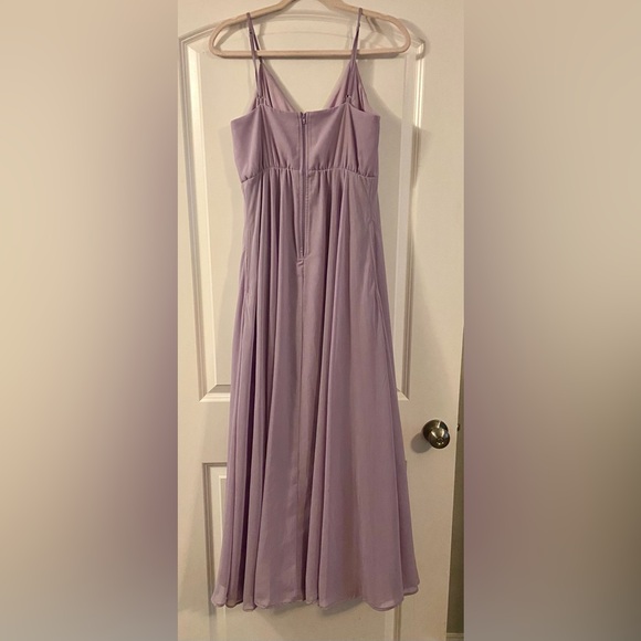 RESERVED LISTING - Birdy Grey Kaia Chiffon Lilac Dress - Picture 5 of 9